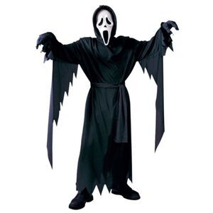 Ghostface Robe Halloween Horror Movie Costume Men's Size Small